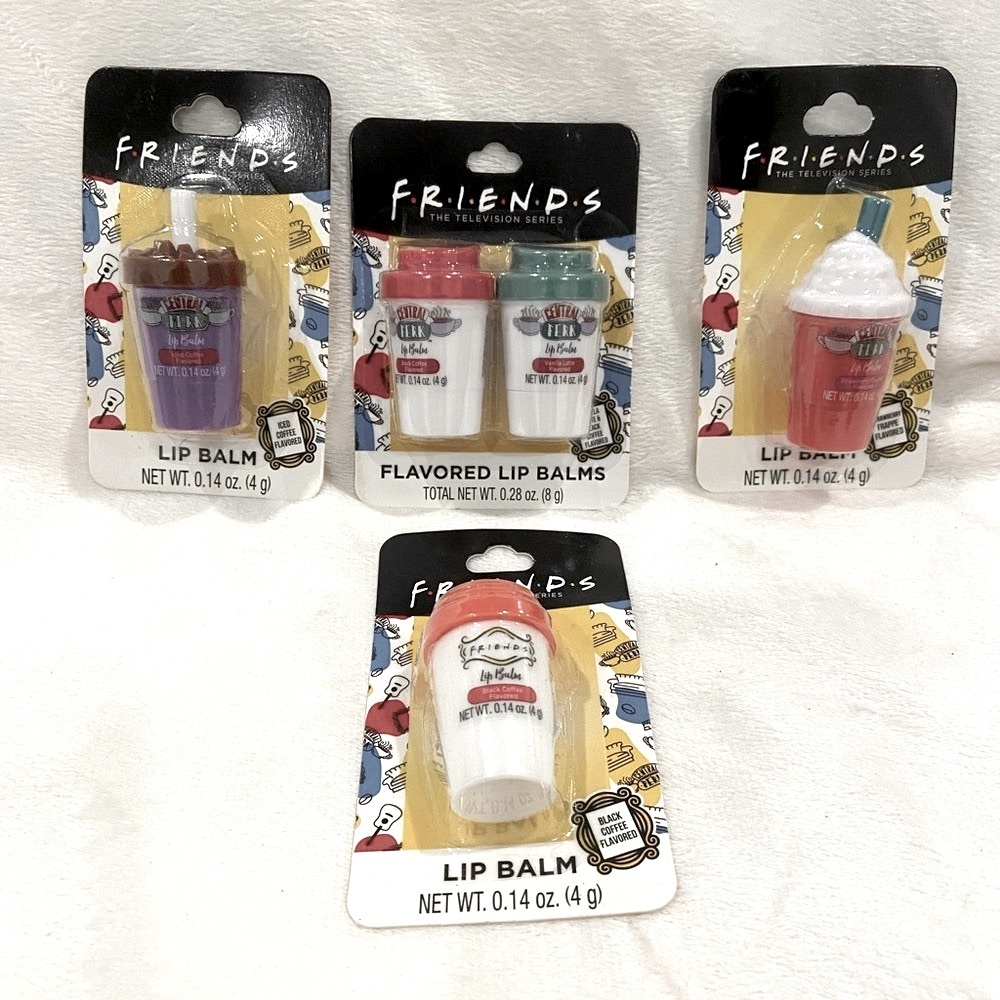 *New/Sealed* Friends TV Show Lip Balm, Bundle of 4 packages with 6 Lip Balm